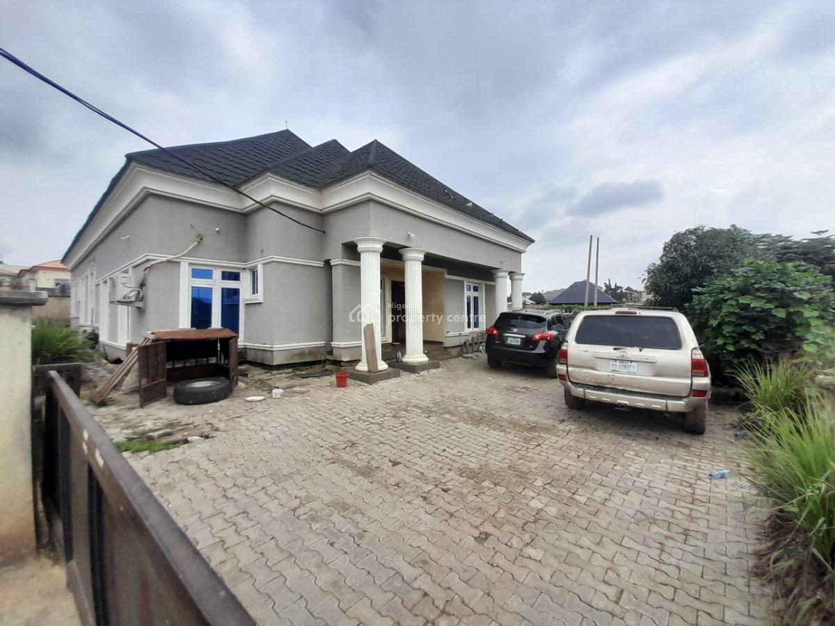 Spacious 3 Bedroom Detached Bungalow, Army Estate, Kubwa, Abuja, Detached Bungalow for Sale
