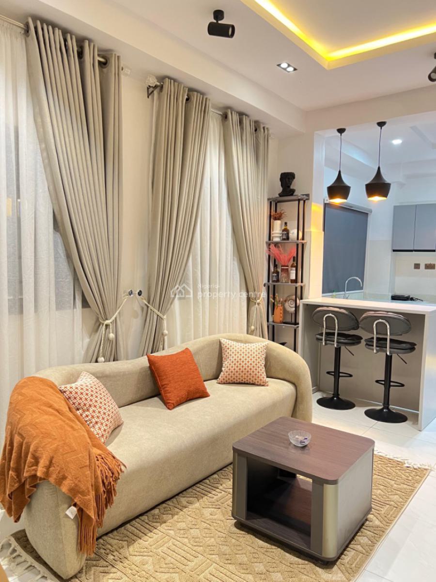Beautiful 1 Bedroom Apartment with Swimming Pool, 1 Akinyemi Omoyeni, Monada Apartments Ikate, Ikate Elegushi, Lekki, Lagos, Flat / Apartment Short Let