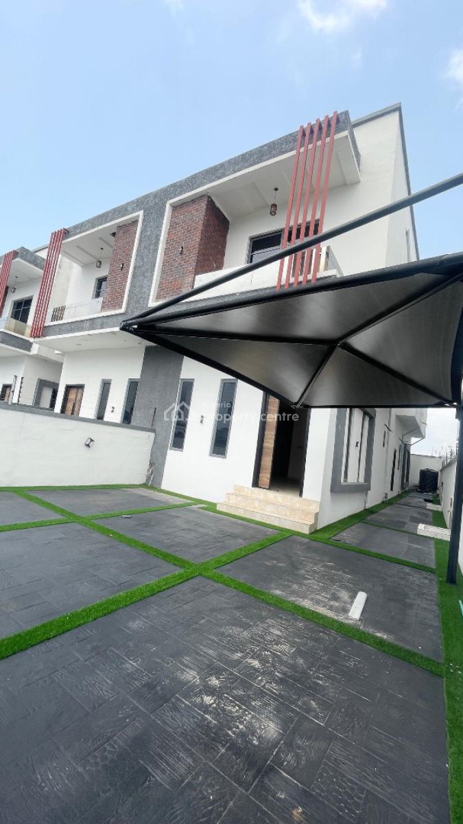 4bdr Contemporary Styled Semi Detached Duplex with Bq and Inverter, Chevron Alternative Along, Lekki Expressway, Lekki, Lagos, Semi-detached Duplex for Rent