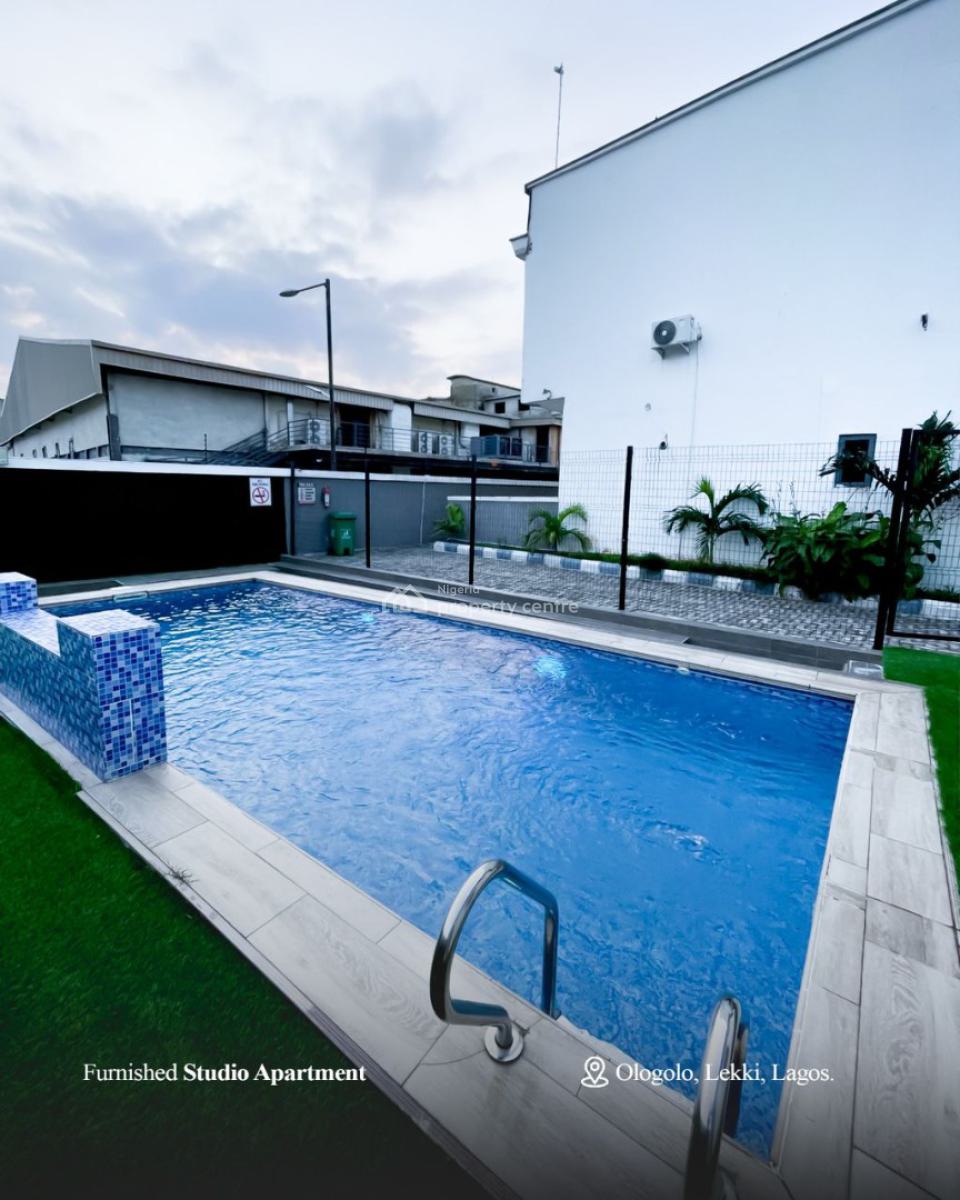 Fully Furnished & Serviced 1 Room Studio Apartment with Open Plan Kitc, Ologolo, Lekki Lagos, Ologolo, Lekki, Lagos, Self Contain (single Rooms) for Rent