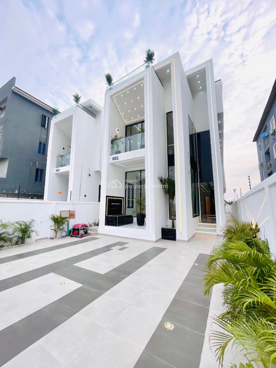 Remarkably Built Luxury 5 Bed Smart Home with Pool, Water Fountains, 2nd Toll Gate, Lekki, Lagos, Detached Duplex for Sale