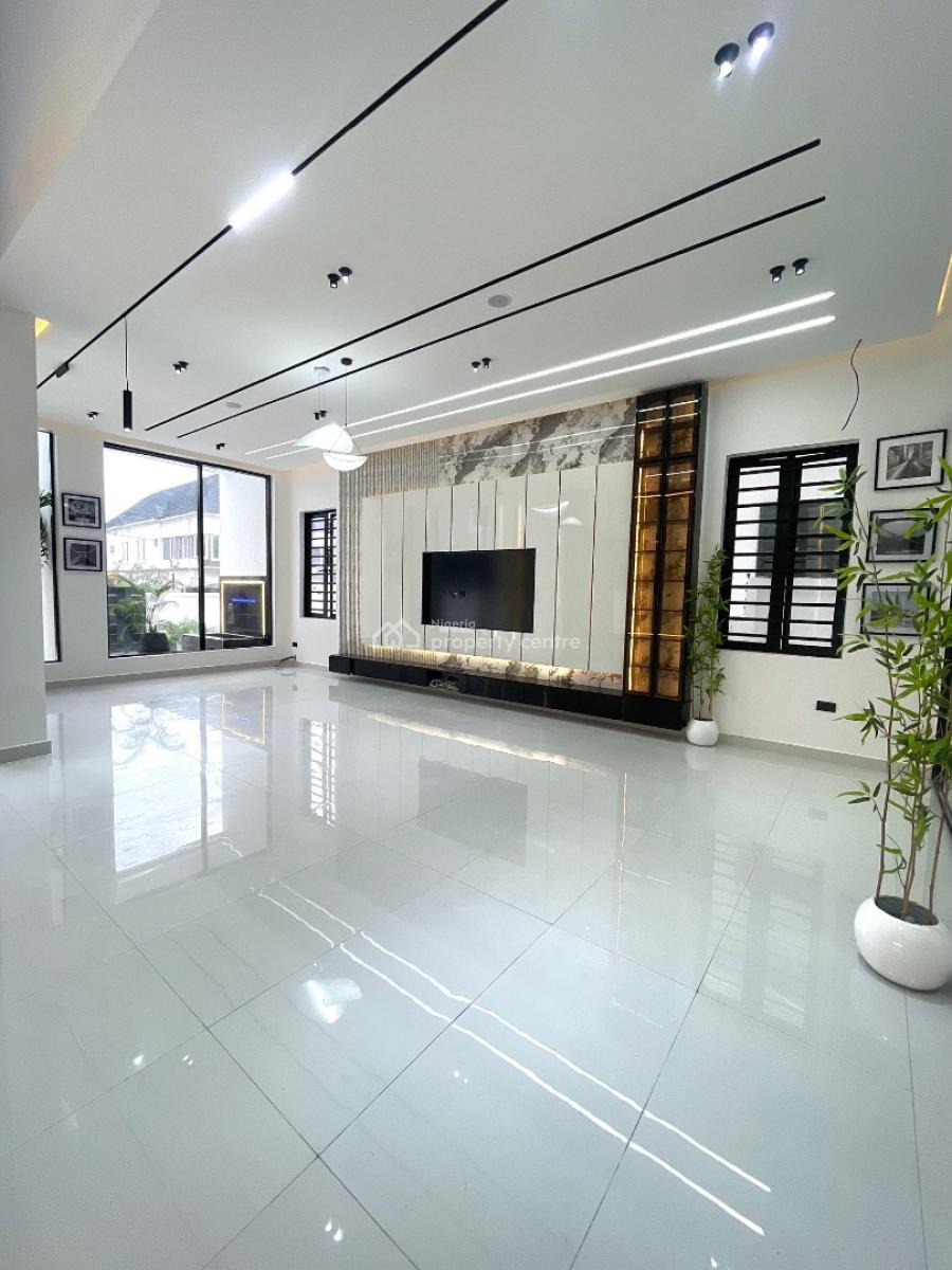 Remarkably Built Luxury 5 Bed Smart Home with Pool, Water Fountains, 2nd Toll Gate, Lekki, Lagos, Detached Duplex for Sale