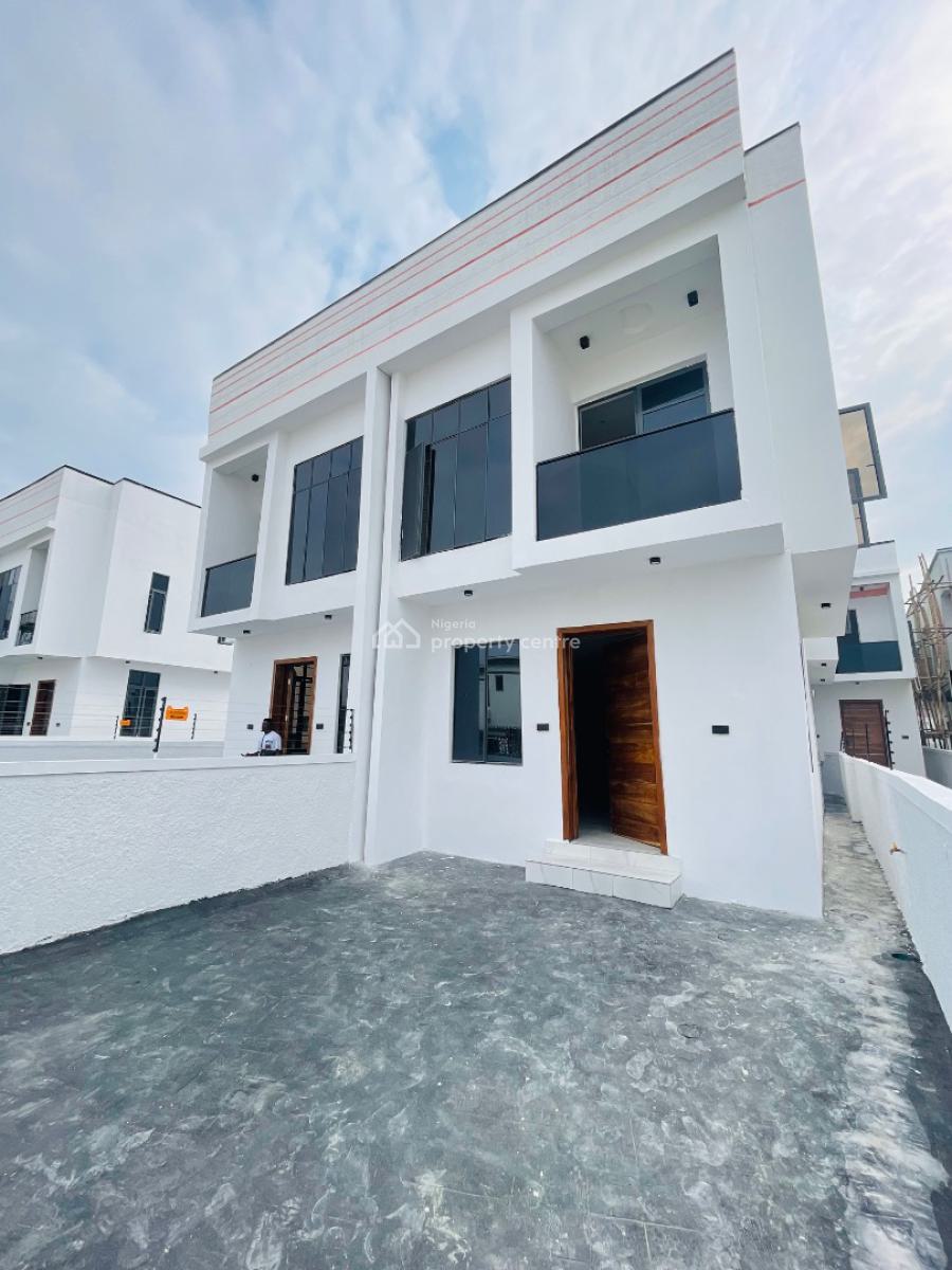 Beautifully Carved 4 Bed Sem-detached Home, Ikota, Lekki, Lagos, Semi-detached Duplex for Sale