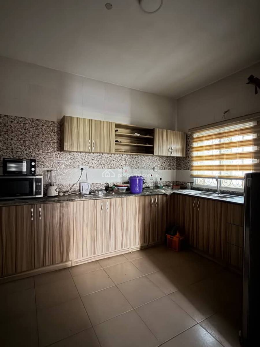 Clean 2 Bedroom Flat with Bq & Ac Inside an Estate Along a Tarred Road, Utako, Abuja, Flat / Apartment for Rent