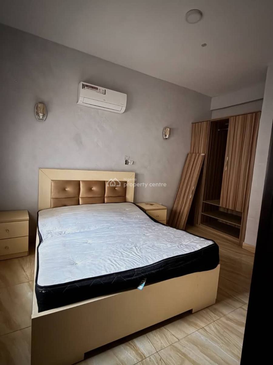 Clean 2 Bedroom Flat with Bq & Ac Inside an Estate Along a Tarred Road, Utako, Abuja, Flat / Apartment for Rent