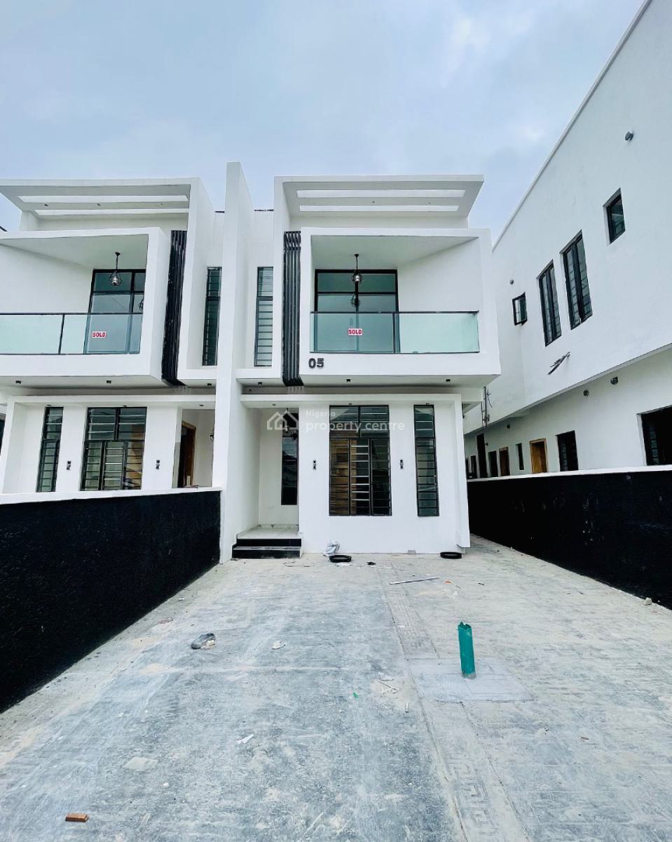Standard Fully Furnished 4 Bed Semi-detached Home with Bq, Idado, Lekki, Lagos, Semi-detached Duplex for Sale