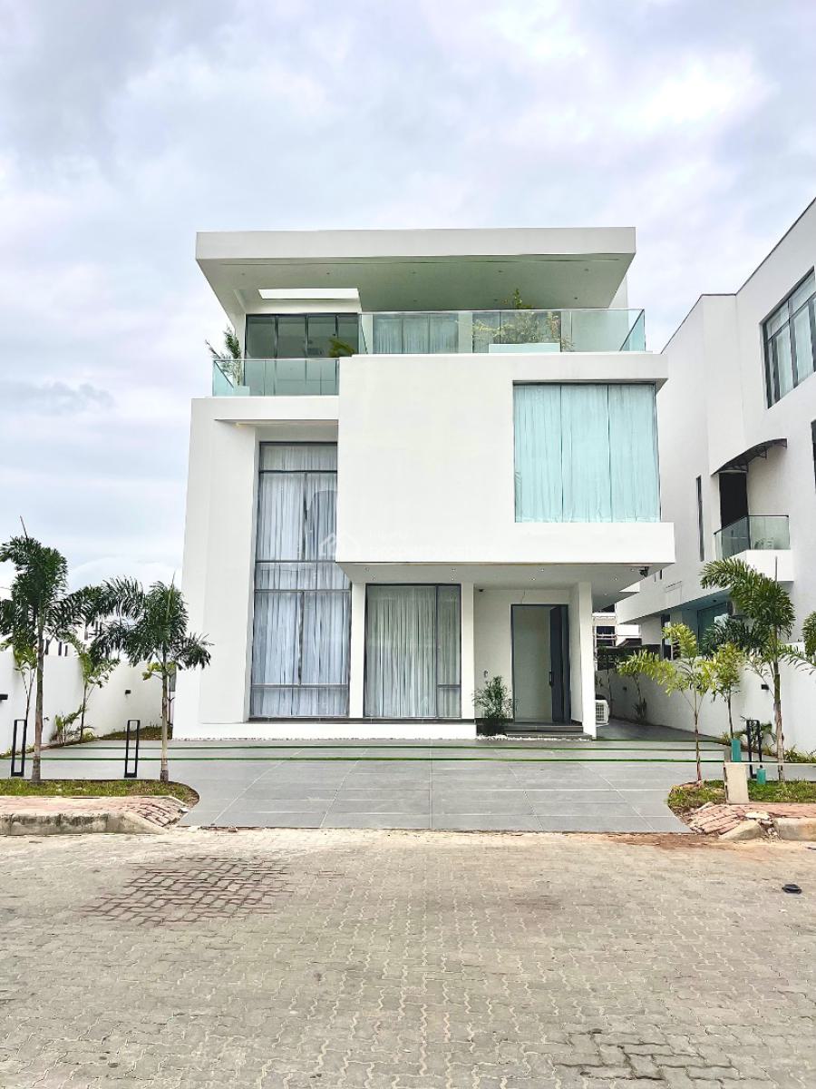 Gloriously Perched  Luxury 5 Bed Detached Home with  Elevator, Pool, Ikate, Lekki, Lagos, Detached Duplex for Sale