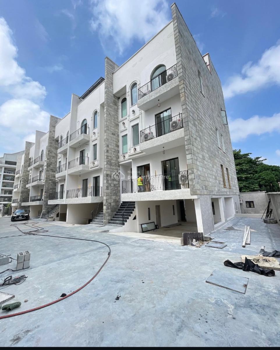 Luxury 4bed Terrace Duplex with Bq + Roof Terrace + Penthouse Pool, Ikoyi, Lagos, Terraced Duplex for Sale