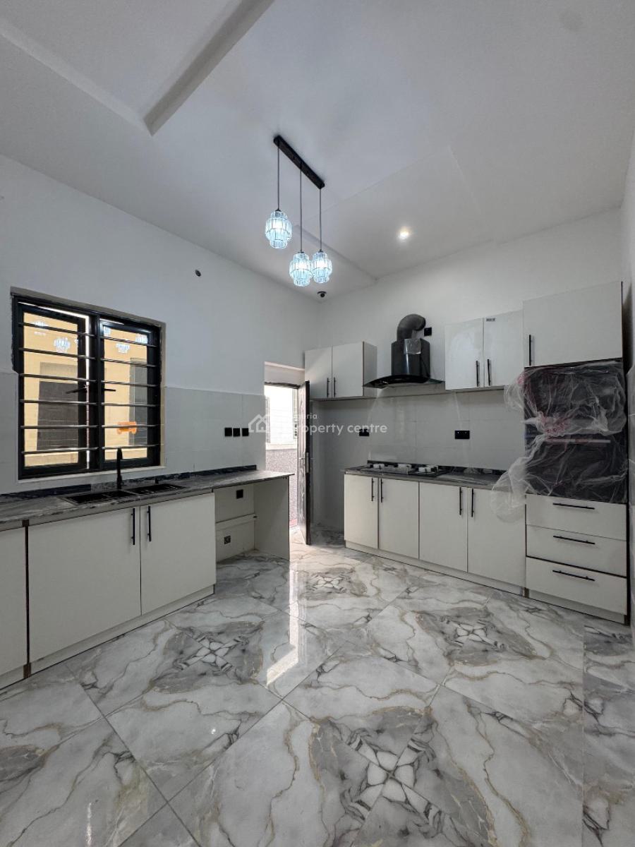 Spacious 4 Bedroom Detached Duplex with a Bq with a Massive Compound, Abraham Adesanya, Ajah, Lagos, Detached Duplex for Sale