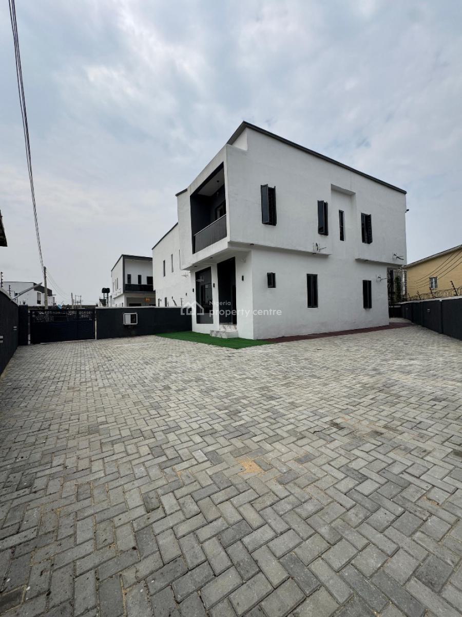 Spacious 4 Bedroom Detached Duplex with a Bq with a Massive Compound, Abraham Adesanya, Ajah, Lagos, Detached Duplex for Sale