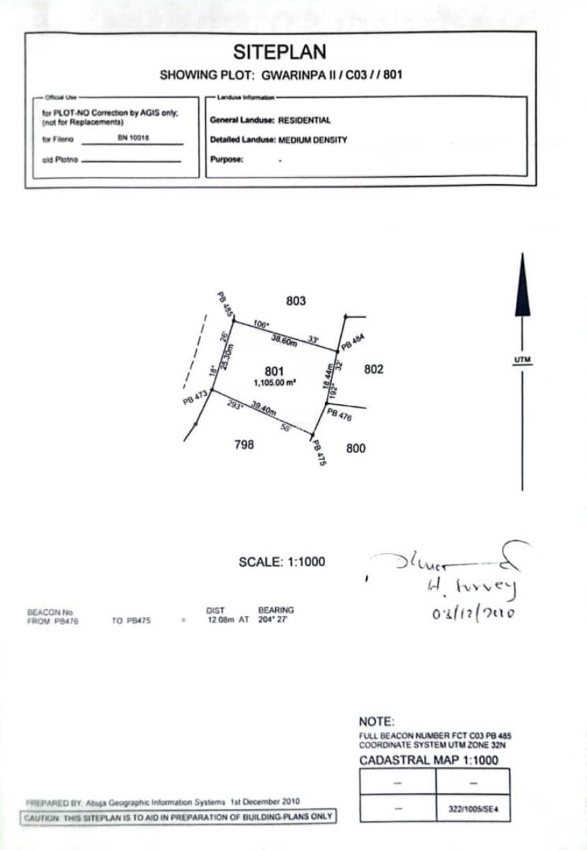 Plot of Land, Gwarinpa, Abuja, Residential Land for Sale