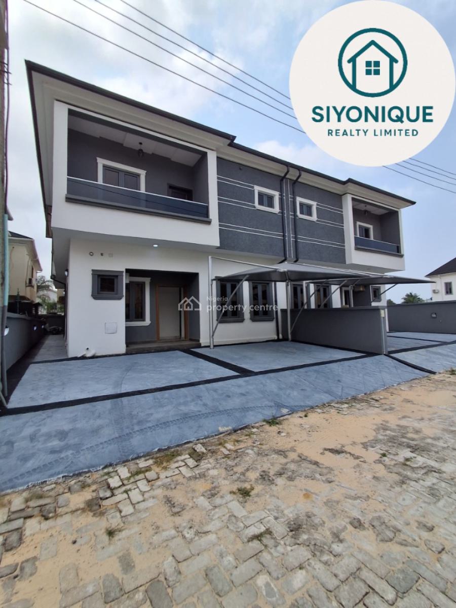 Brand New 4 Bedroom Semi Detached Duplex Suitable for Investment Purpo, Abraham Adesanya Axis, Ajah, Lagos, Semi-detached Duplex for Sale