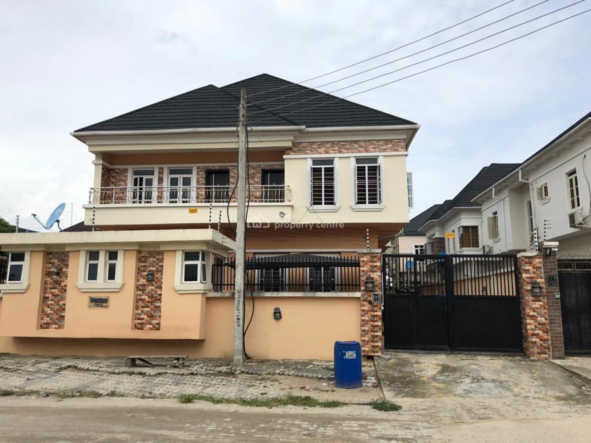 Affordable 5 Bedroom Fully Detached Duplex with Bq, Gate House, Lekki  County Ikota, Ikota, Lekki, Lagos, Detached Duplex for Sale
