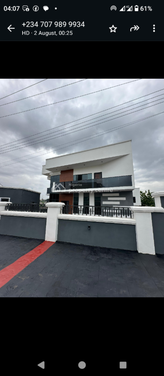 Elegant 4-bedroom Fully Detached Duplex  Carlton Gate Estate, Akobo G, Carlton Gate Estate, Ibadan South-west, Oyo, Detached Duplex for Sale