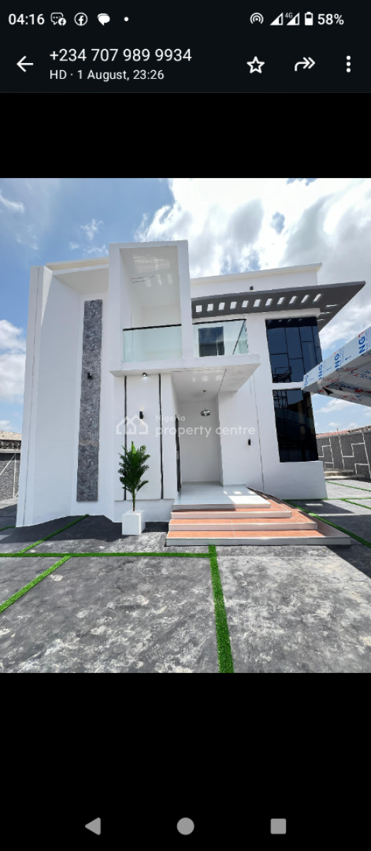 Luxury State-of-the-art 4-bedroom Fully Detached Duplex with Bq, Saree Ibadan Oyo, Oluyole, Oyo, Detached Duplex for Sale