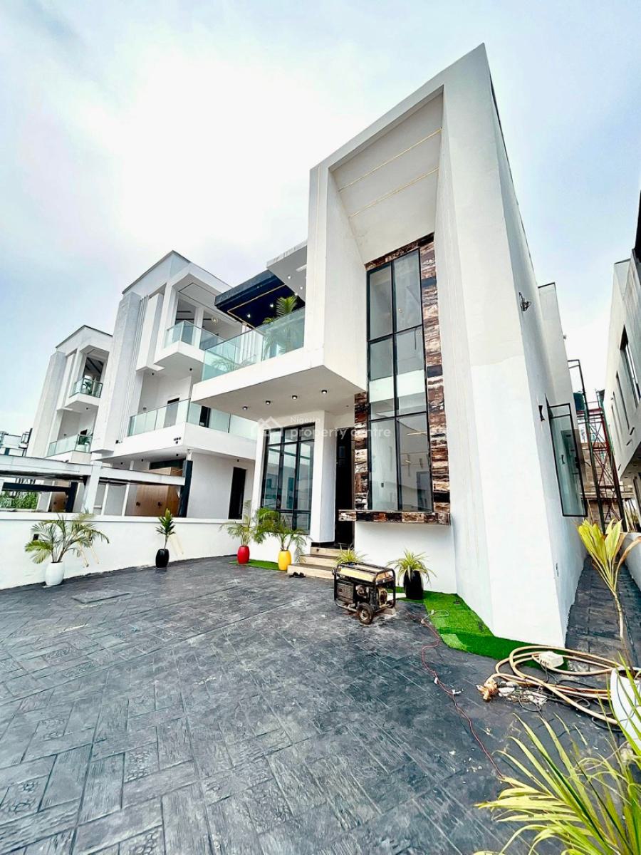Luxury 5-bedroom Fully Detached Duplex with Pool & Bq, Chevron, Lekki Phase 2, Lekki, Lagos, Detached Duplex for Sale