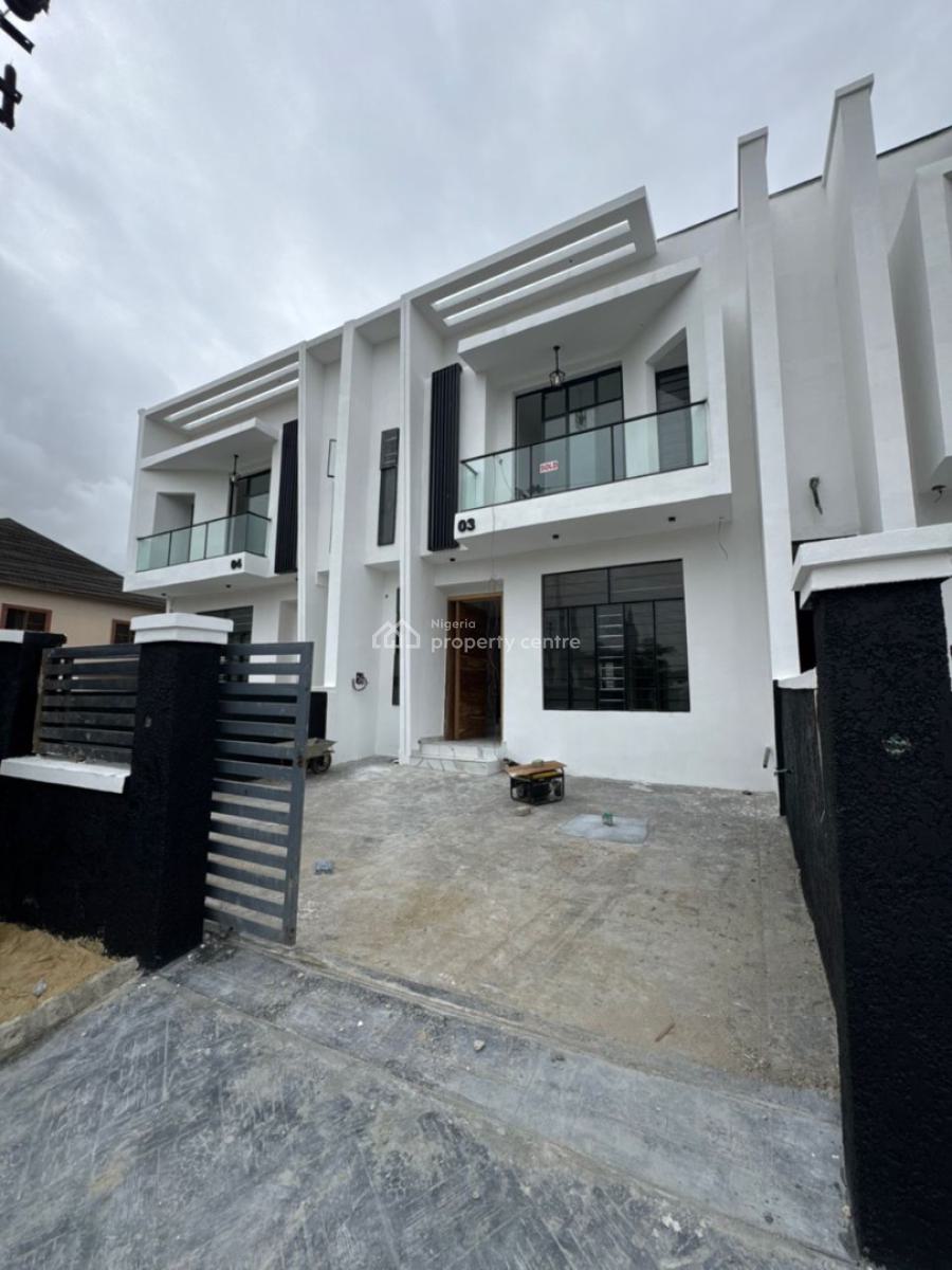 Stunning 4 Bedroom Terrace Duplex Within a Secured Environment, Idado, Lekki, Lagos, Terraced Duplex for Sale