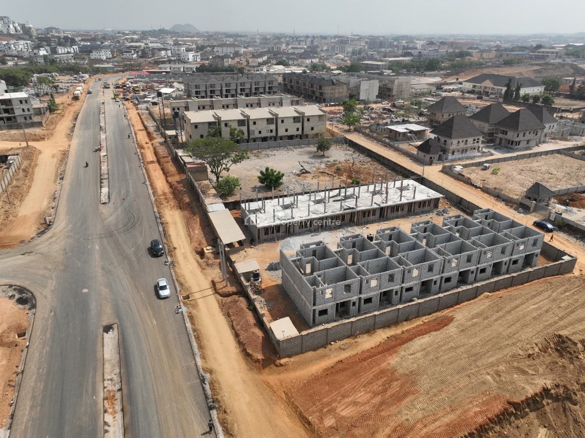 Unbeatable Offer of 4 Bedroom Corner Unit Terrace with Bq Pre-finished, Katampe 3mins to Maitama, Katampe, Abuja, Terraced Duplex for Sale