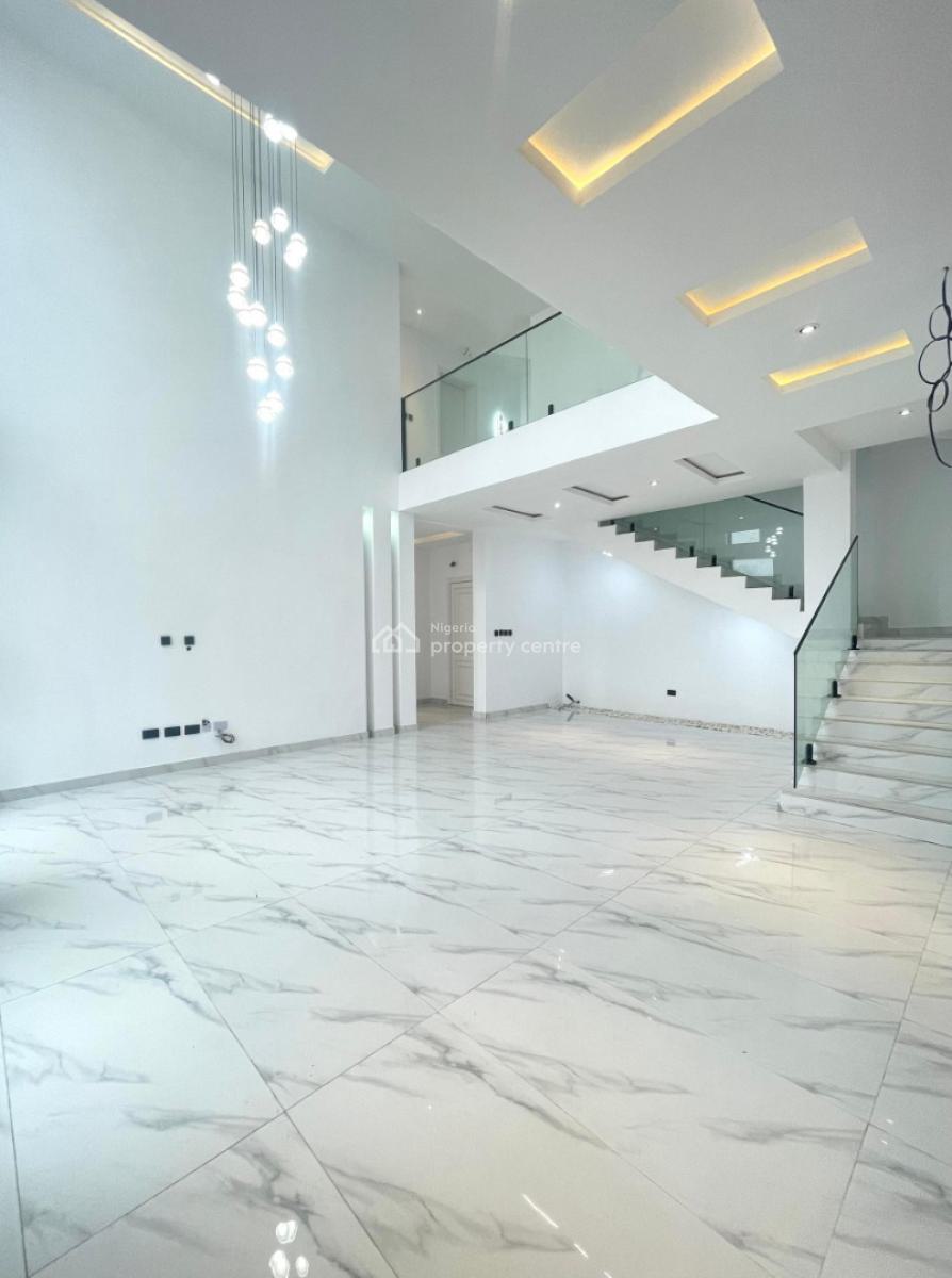 Ravishing 5 Bedroom Mansion on Over 500sqm, Fully Automated Home in Chevron Toll Gate,orchid Road, Lekki, Lagos, Detached Duplex for Sale