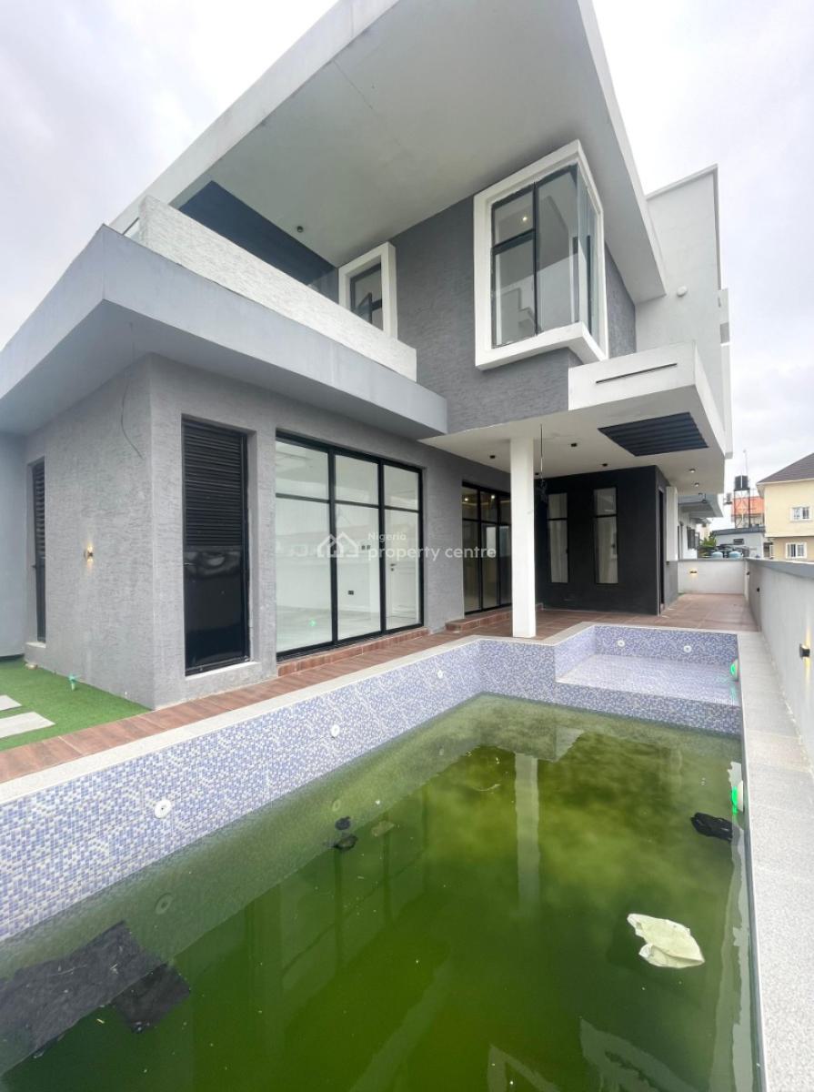 Ravishing 5 Bedroom Mansion on Over 500sqm, Fully Automated Home in Chevron Toll Gate,orchid Road, Lekki, Lagos, Detached Duplex for Sale