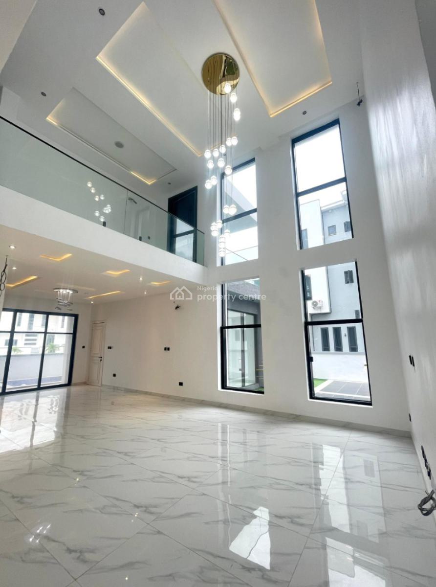 Ravishing 5 Bedroom Mansion on Over 500sqm, Fully Automated Home in Chevron Toll Gate,orchid Road, Lekki, Lagos, Detached Duplex for Sale