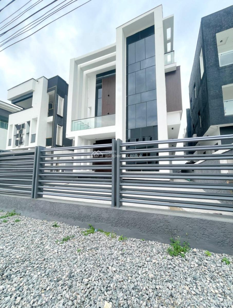 Gigantic 5 Bedroom Luxury Home Within a Prestigious Estate, State of The Art Home,chevron Toll Gate,orchid Road, Lekki, Lagos, Detached Duplex for Sale