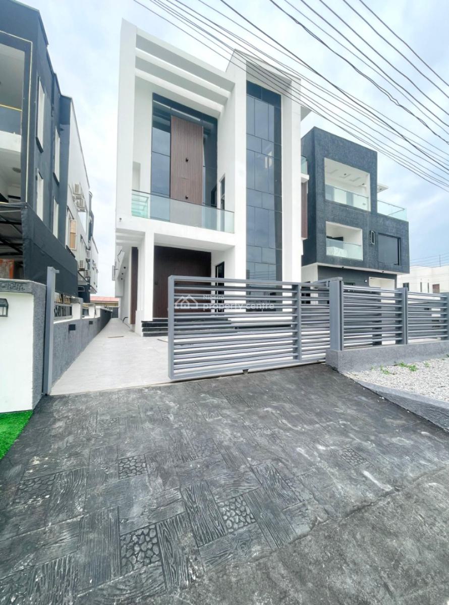 Gigantic 5 Bedroom Luxury Home Within a Prestigious Estate, State of The Art Home,chevron Toll Gate,orchid Road, Lekki, Lagos, Detached Duplex for Sale