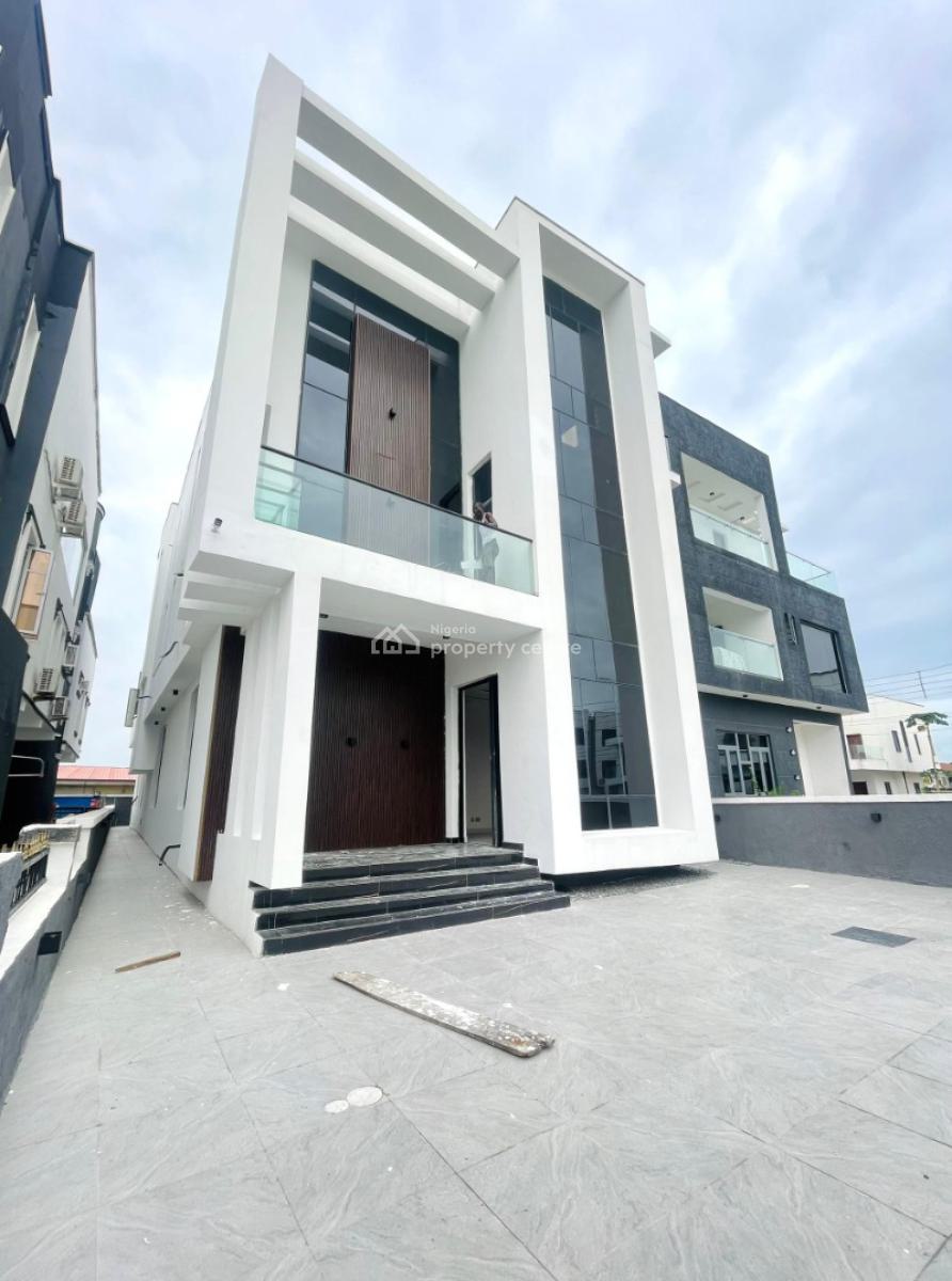 Gigantic 5 Bedroom Luxury Home Within a Prestigious Estate, State of The Art Home,chevron Toll Gate,orchid Road, Lekki, Lagos, Detached Duplex for Sale
