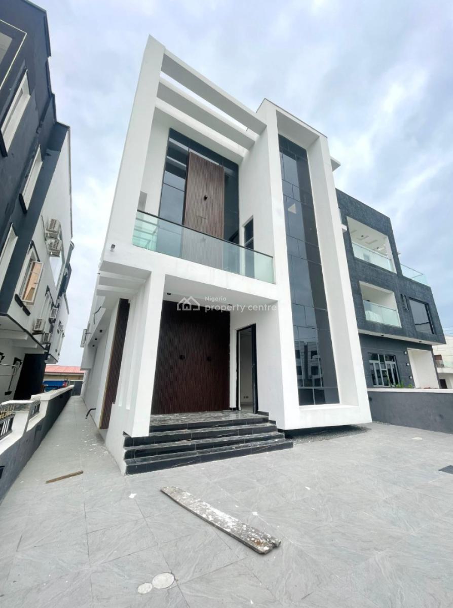 Gigantic 5 Bedroom Luxury Home Within a Prestigious Estate, State of The Art Home,chevron Toll Gate,orchid Road, Lekki, Lagos, Detached Duplex for Sale