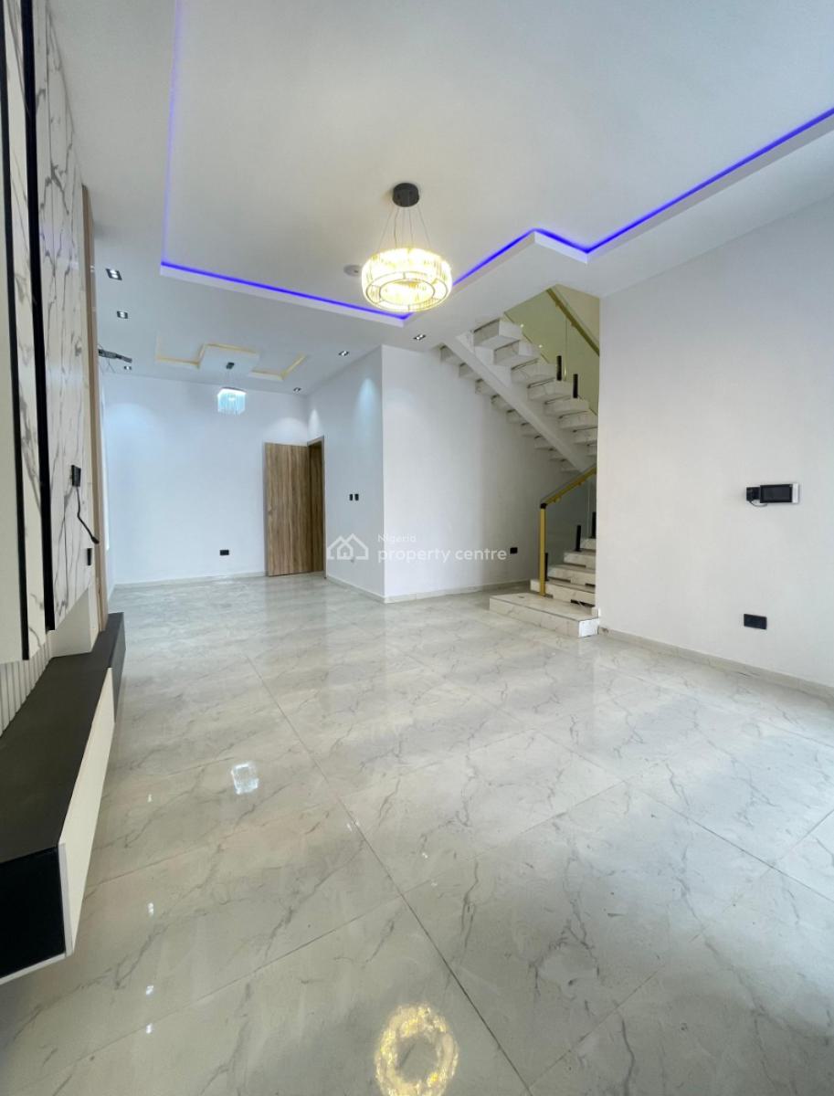 The Most Affordable 4 Bedroom Detached Duplex with a Bq in an Estate, Chevron Toll Gate, Orchid Road, Lekki, Lagos, Detached Duplex for Sale