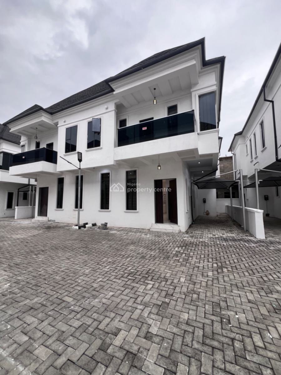 Brand New Spacious 4-bedroom Semi-detached Deluxe Duplex with Bq, Royal Pine Estate, Orchid Road By Lekki 2nd Toll Gate, Lekki, Lagos, Semi-detached Duplex for Rent