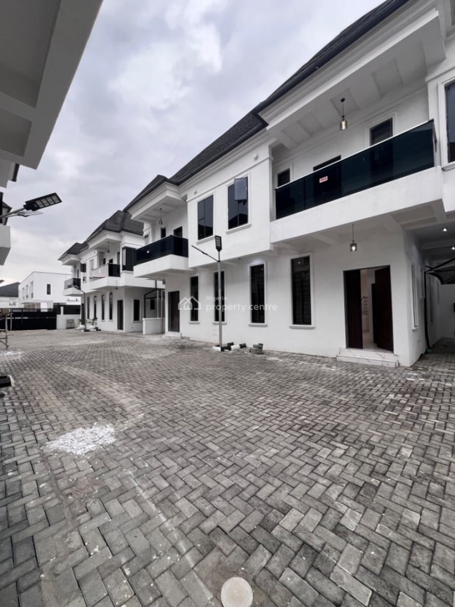 Brand New Spacious 4-bedroom Semi-detached Deluxe Duplex with Bq, Royal Pine Estate, Orchid Road By Lekki 2nd Toll Gate, Lekki, Lagos, Semi-detached Duplex for Rent