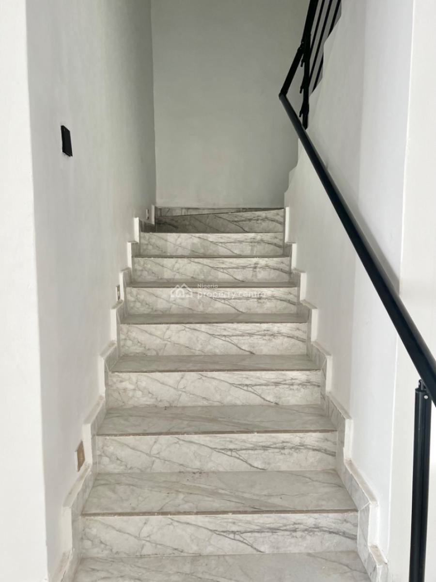 Contemporary 4bedroom Terrace with a Bq & Swimming Pool, Few Minutes From Lagos Business School, Sangotedo, Ajah, Lagos, Terraced Duplex for Sale