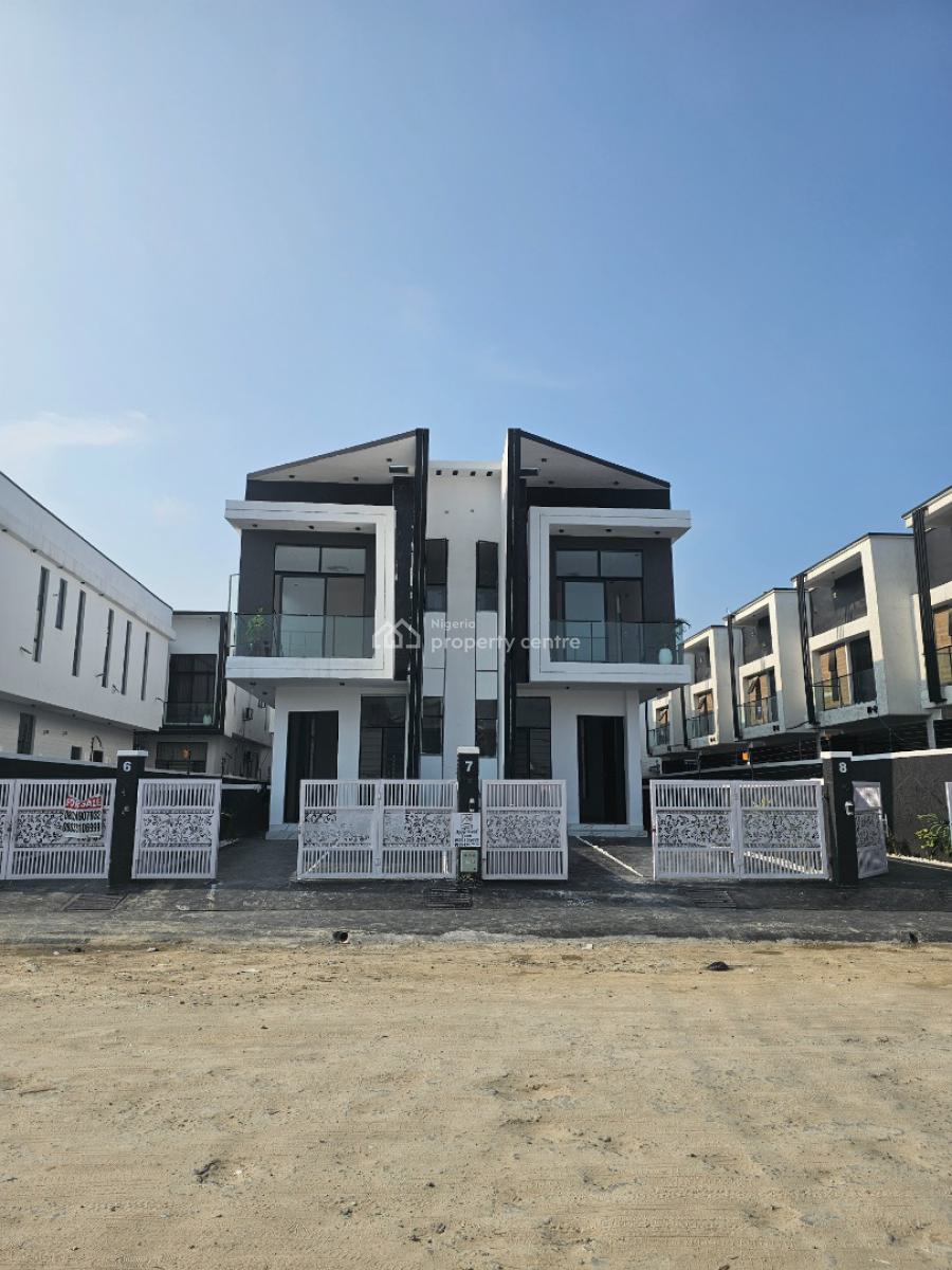 4 Bedroom Semi Detached Duplex with Bq, Gra, Ikota, Lekki, Lagos, Semi-detached Duplex for Sale