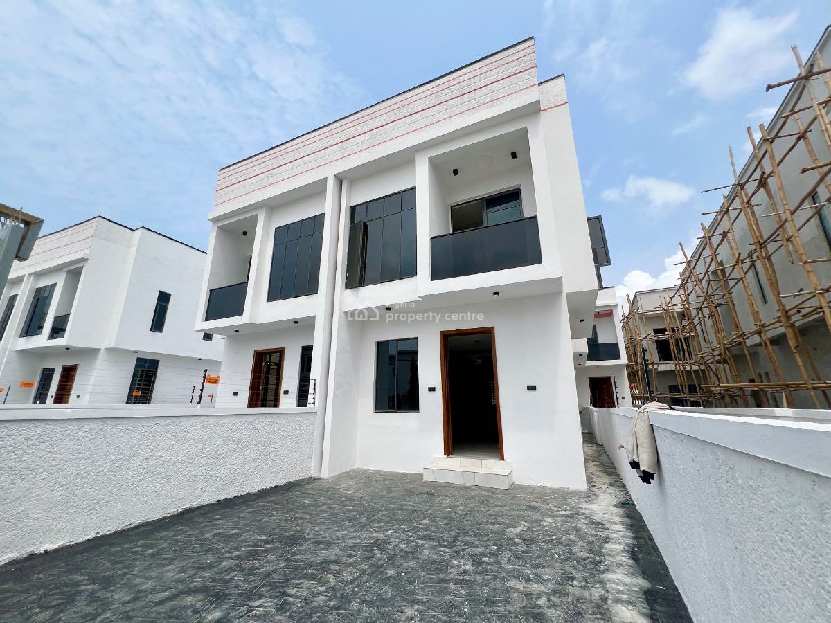Brand New 4 Bedroom Semi Detached Duplex, a Prime and Secure Estate in Ikota Lekki Lagos, Ikota, Lekki, Lagos, Semi-detached Duplex for Sale