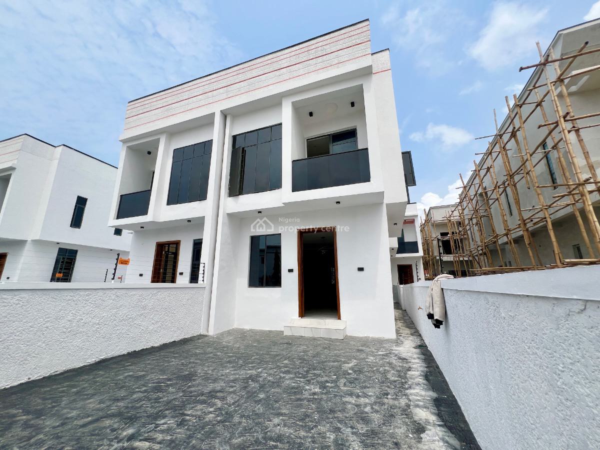 Brand New 4 Bedroom Semi Detached Duplex, a Prime and Secure Estate in Ikota Lekki Lagos, Ikota, Lekki, Lagos, Semi-detached Duplex for Sale
