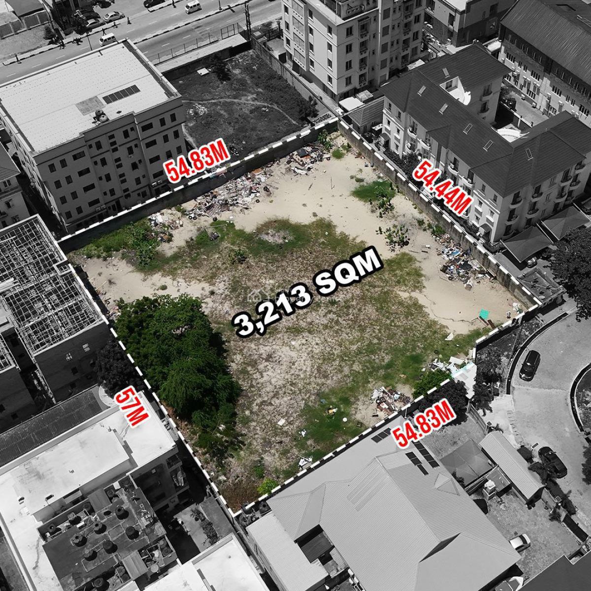 3,213sqm Residential Land in a Very Good Location, Oniru, Victoria Island (vi), Lagos, Residential Land for Sale