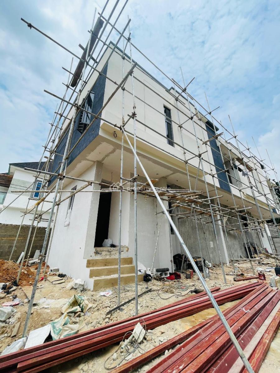 Magnificent 4 Bedroom Semi Detached Duplex Plus Bq in an Estate, Gra Phase 1, Magodo, Lagos, Semi-detached Duplex for Sale