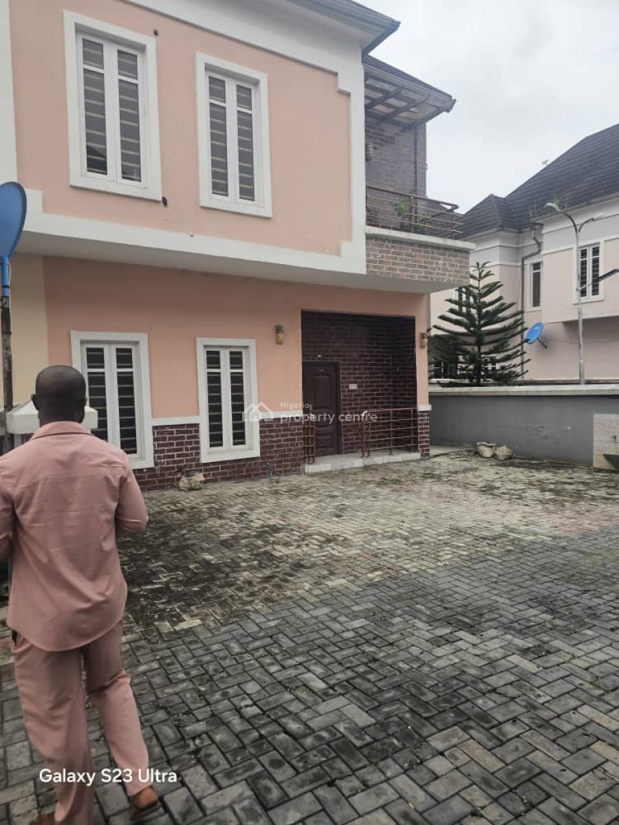 Well Finished Corner 4 Bedroom Semi Detached Duplex Is Available in, Creek Avenue Court 1 Estate, Ikota, Lekki, Lagos, Semi-detached Duplex for Sale
