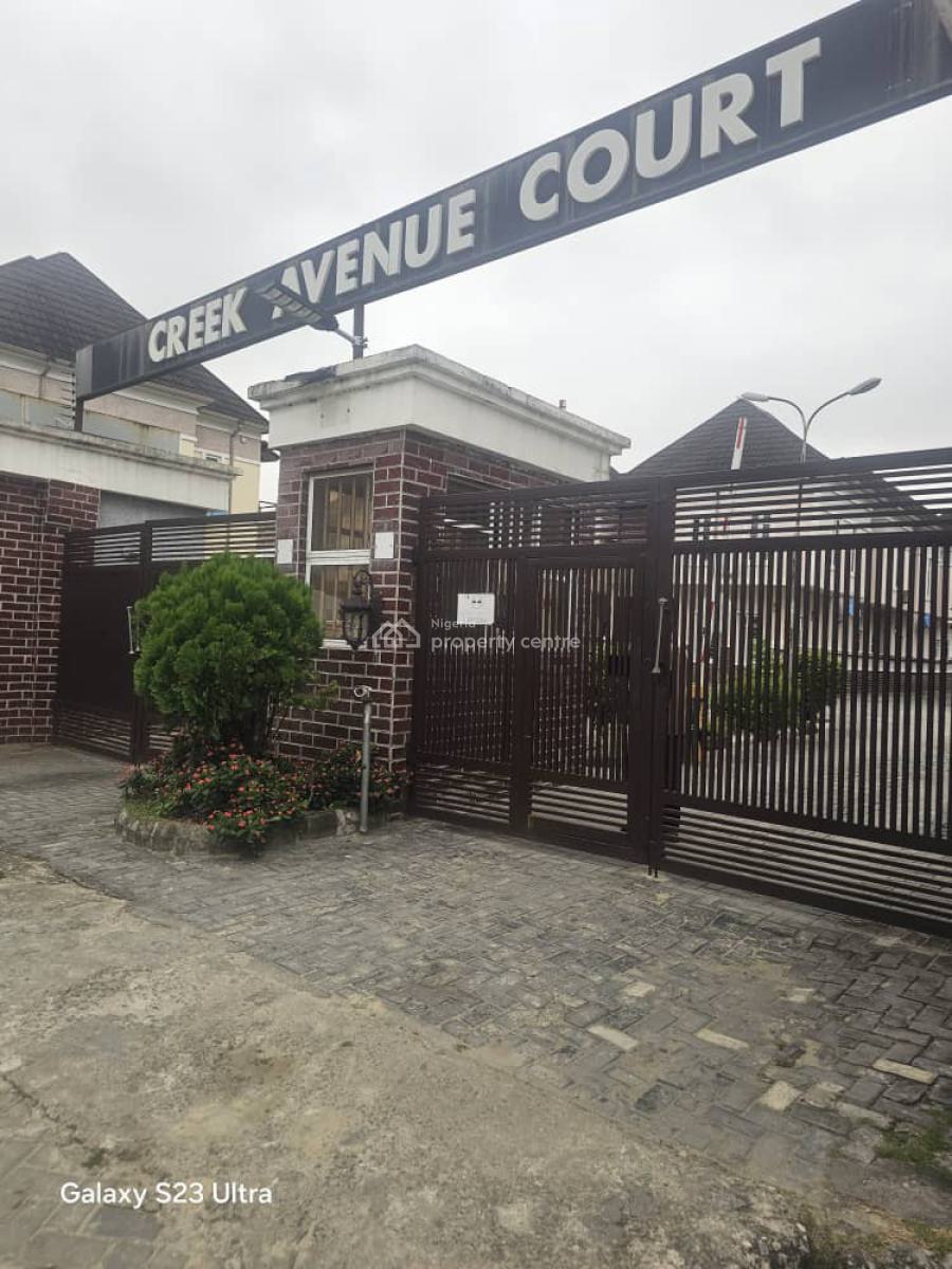 Well Finished Corner 4 Bedroom Semi Detached Duplex Is Available in, Creek Avenue Court 1 Estate, Ikota, Lekki, Lagos, Semi-detached Duplex for Sale