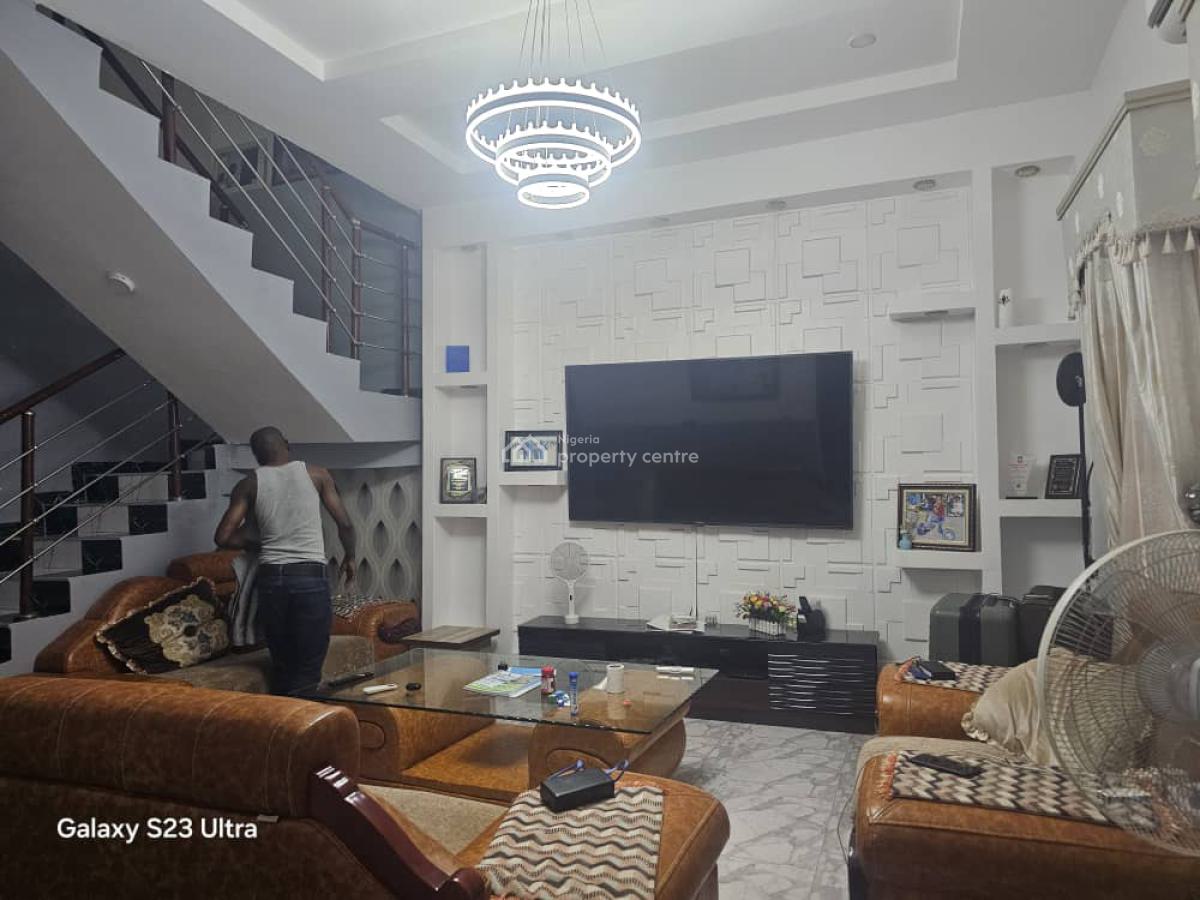 Well Finished Corner 4 Bedroom Semi Detached Duplex Is Available in, Creek Avenue Court 1 Estate, Ikota, Lekki, Lagos, Semi-detached Duplex for Sale