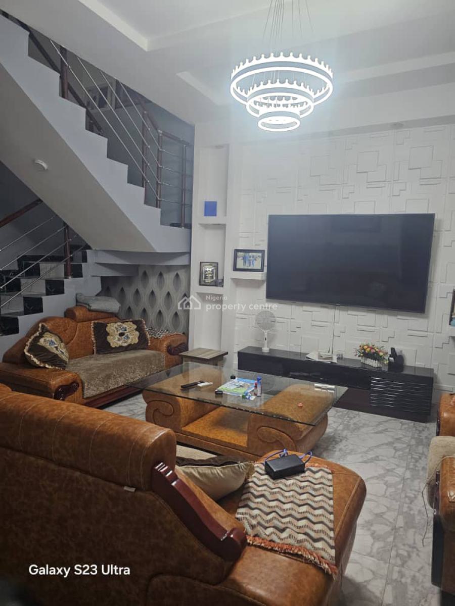 Well Finished Corner 4 Bedroom Semi Detached Duplex Is Available in, Creek Avenue Court 1 Estate, Ikota, Lekki, Lagos, Semi-detached Duplex for Sale