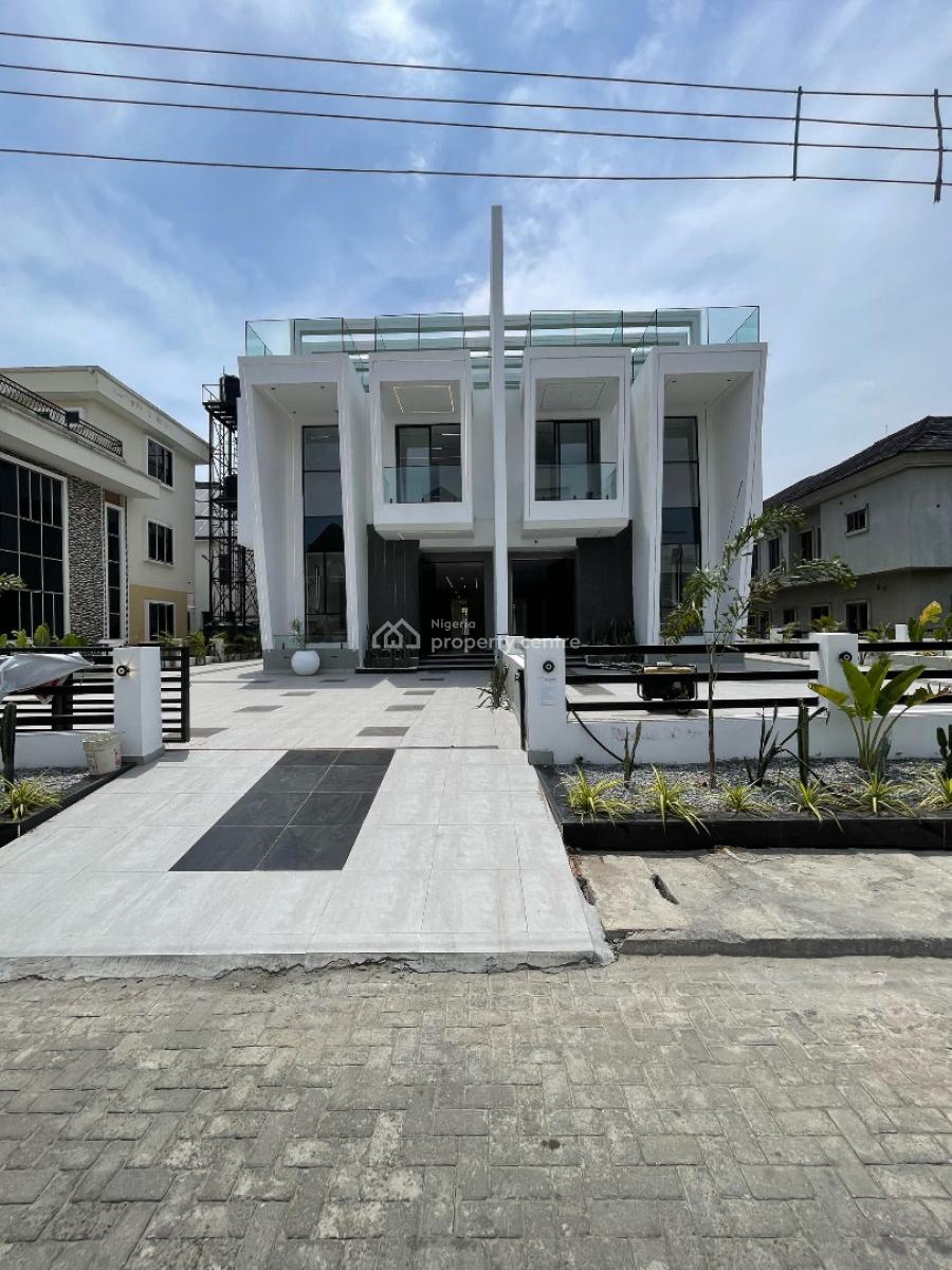 Beautiful 5 Bedroom Fully Detached Duplex with a Pool, Bq, Cinema, Osapa, Lekki, Lagos, House for Sale