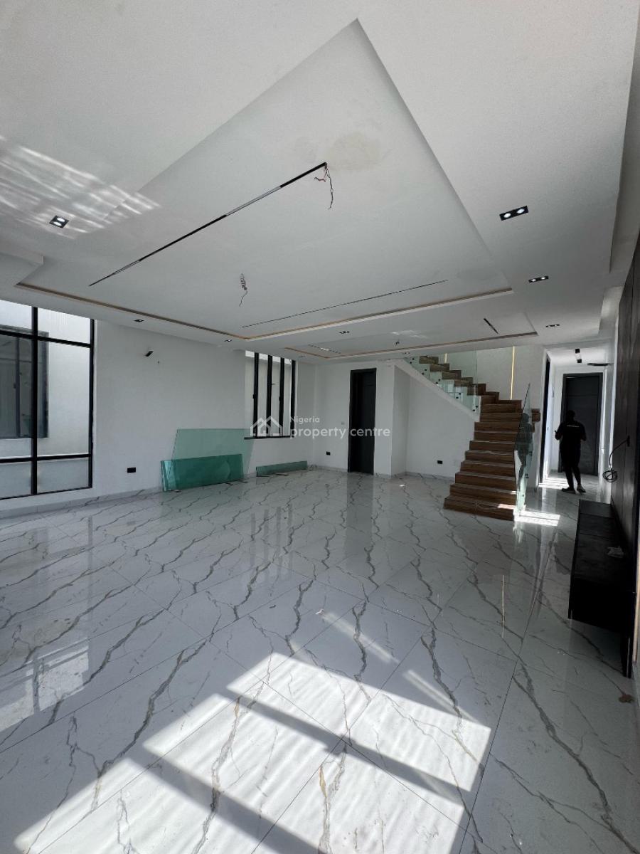Elegant 5 Bedroom Fully Detached Duplex with a Bq and Pool, Chevron, Lekki, Lagos, House for Sale