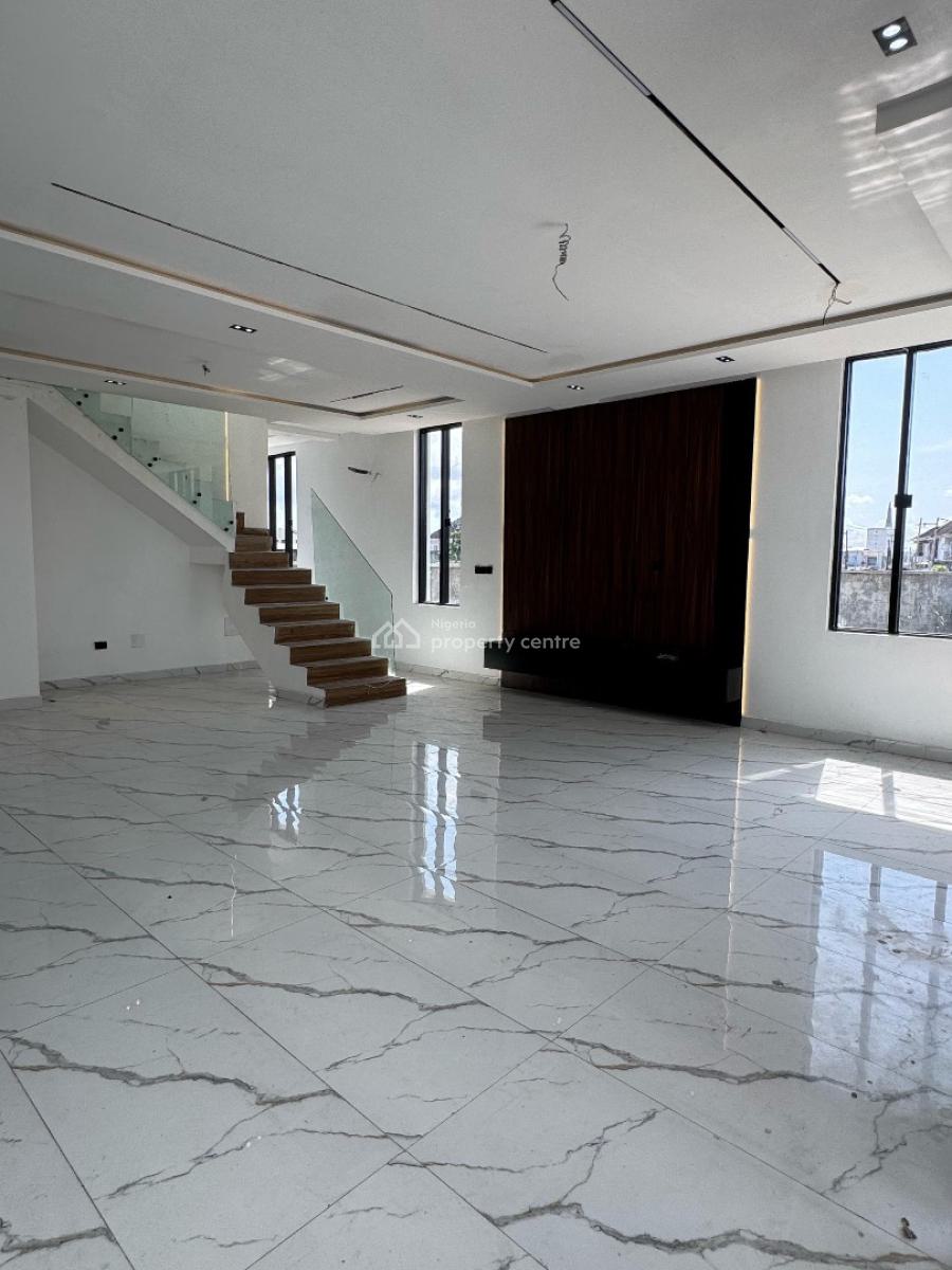 Elegant 5 Bedroom Fully Detached Duplex with a Bq and Pool, Chevron, Lekki, Lagos, House for Sale