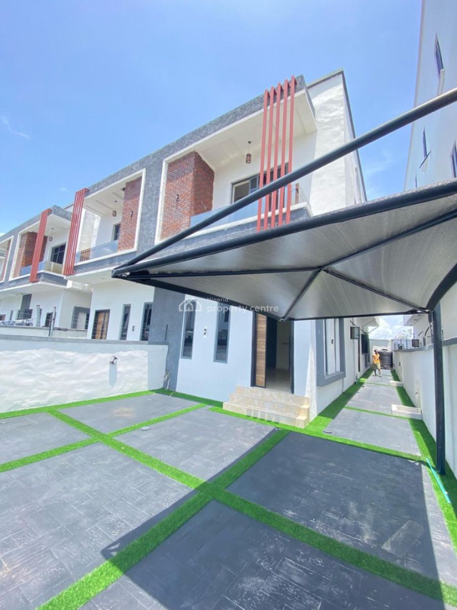 Well Built and Luxurious 4 Bedroom Semi Detached Duplex with a Bq, Chevron Toll Gate, Lekki, Lagos, House for Sale