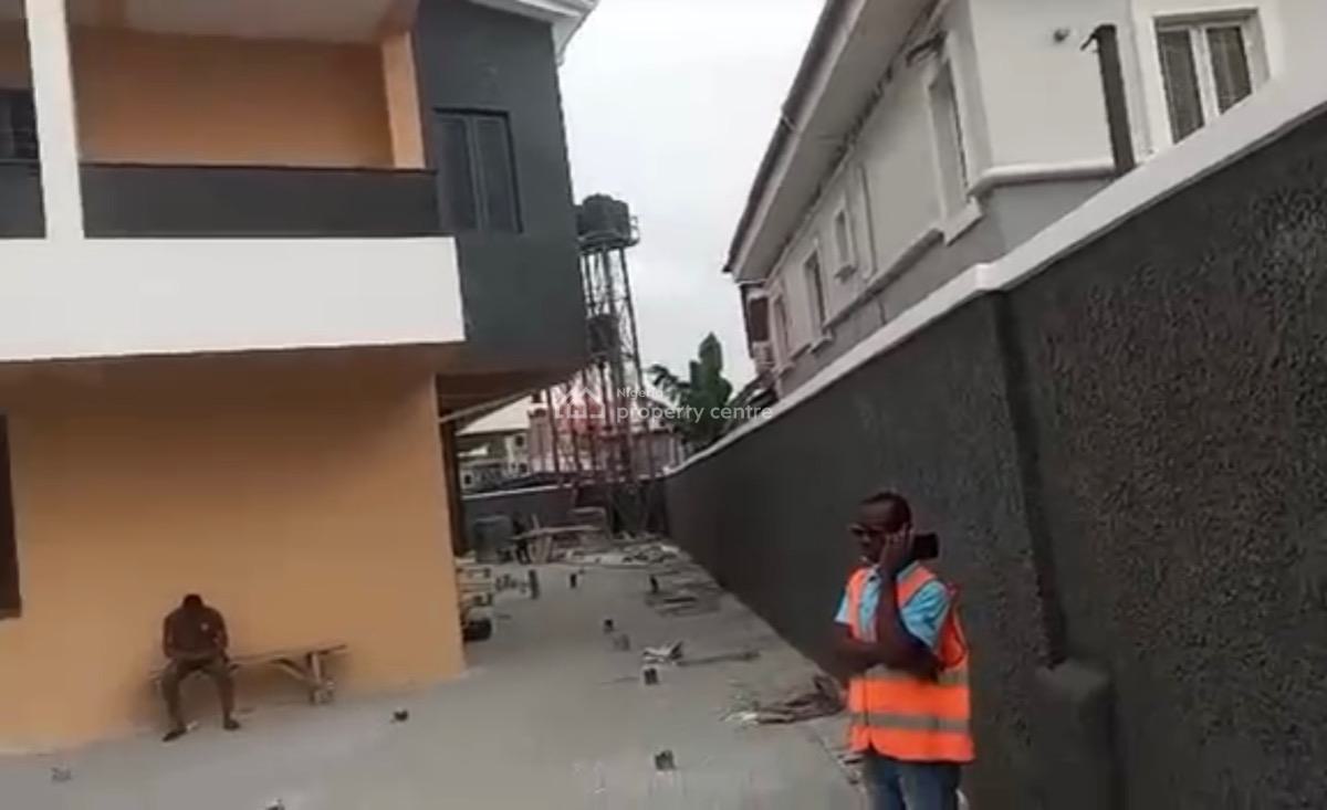 2 Floors 4 Bedrooms Detached Duplex with Bq, Off Adeniran Ogunsanya Close to Shoprite, Surulere, Lagos, Detached Duplex for Sale