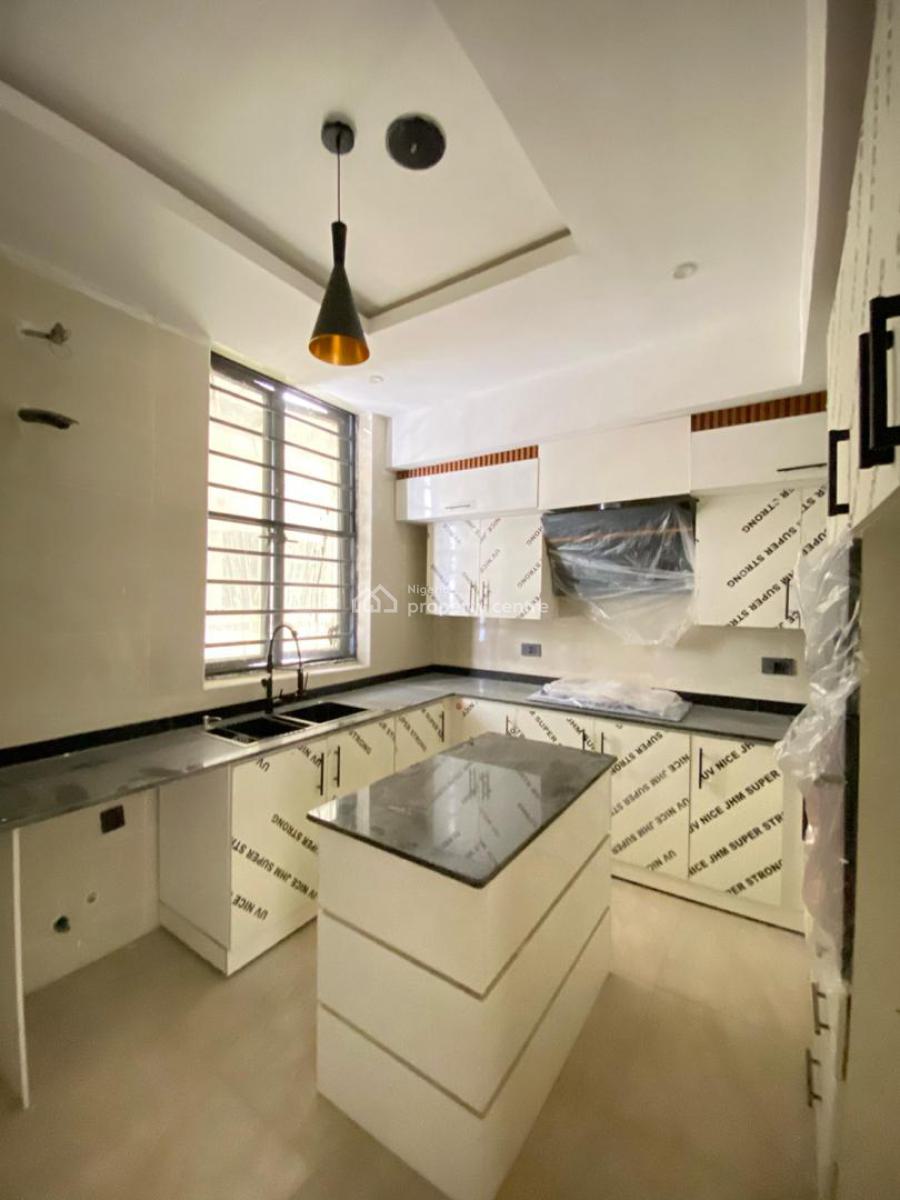 Exquisite 4 Bedroom Semi Detached Duplex with a Bq, Chevron Toll Gate, Lekki, Lagos, House for Sale