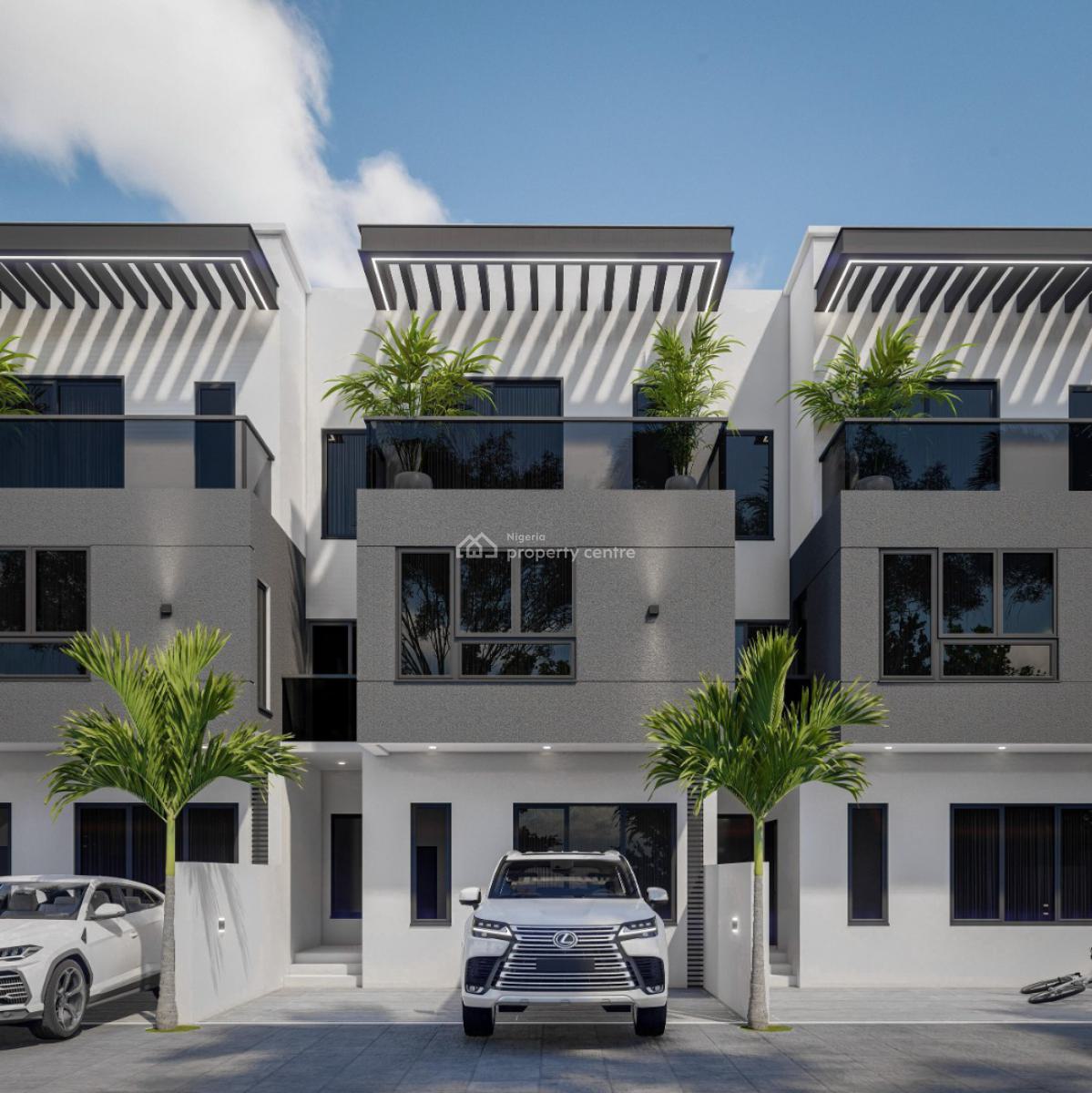 4 Bedroom Terraces + Living Rooms + Bq, Life Camp, Abuja, Terraced Duplex for Sale