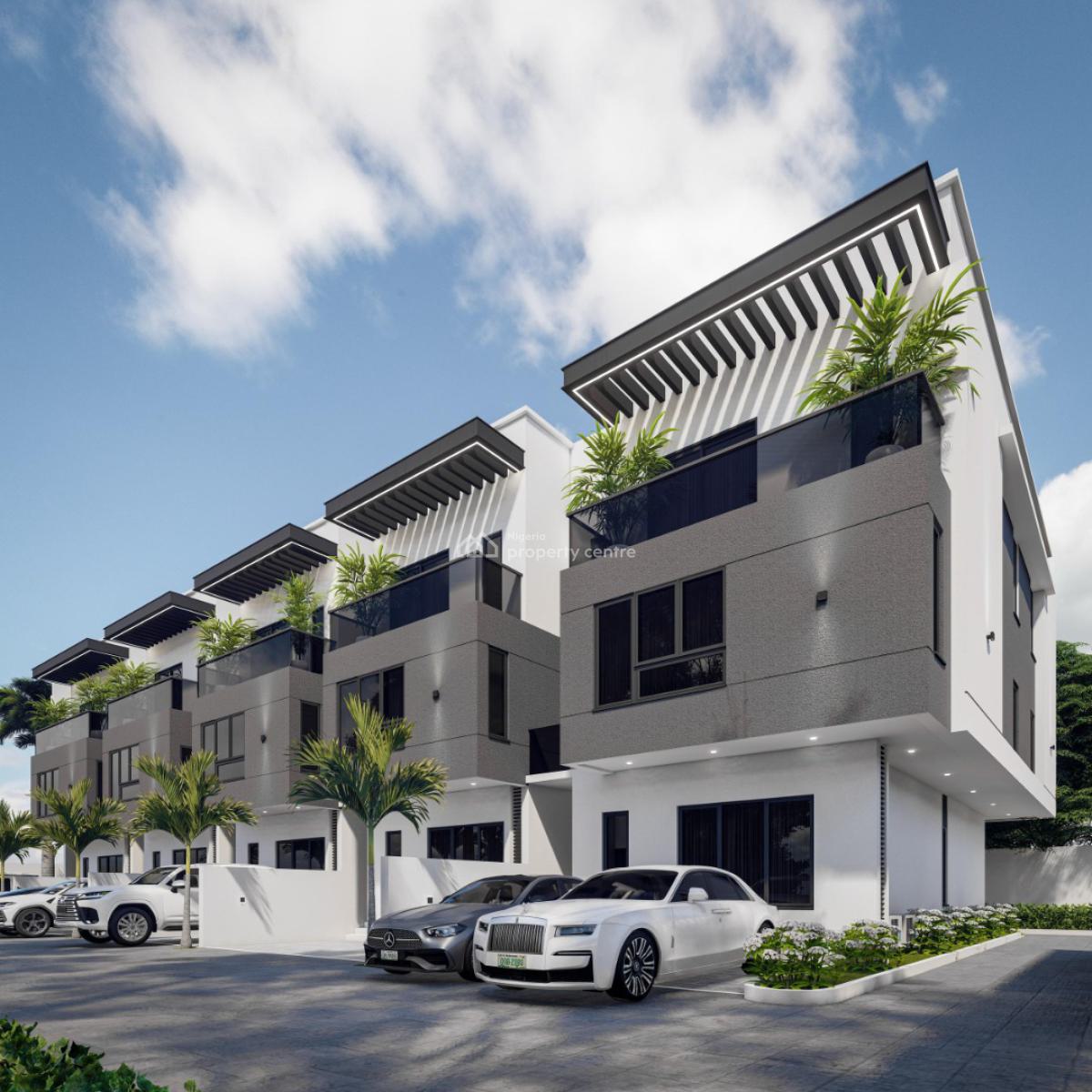 4 Bedroom Terraces + Living Rooms + Bq, Life Camp, Abuja, Terraced Duplex for Sale
